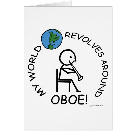 Oboe - World Revolves Around Cards (Front)