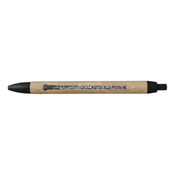 Oboes On Wood Effect Black Ink Pen by missprinteditions at Zazzle