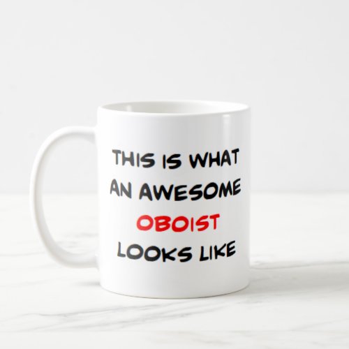oboist awesome coffee mug