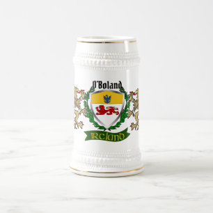 O'Boland Irish Shield Beer Stein
