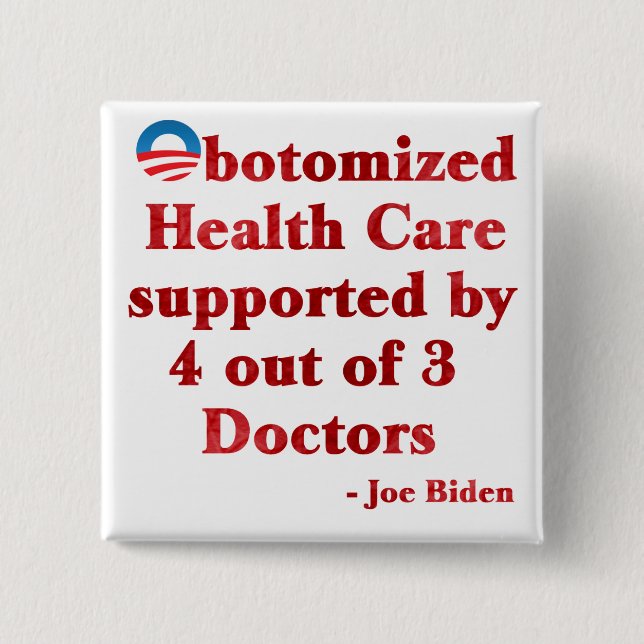 Obotomized Healthcare Button (Front)