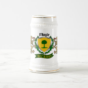 O'Boyle Irish Shield Beer Stein