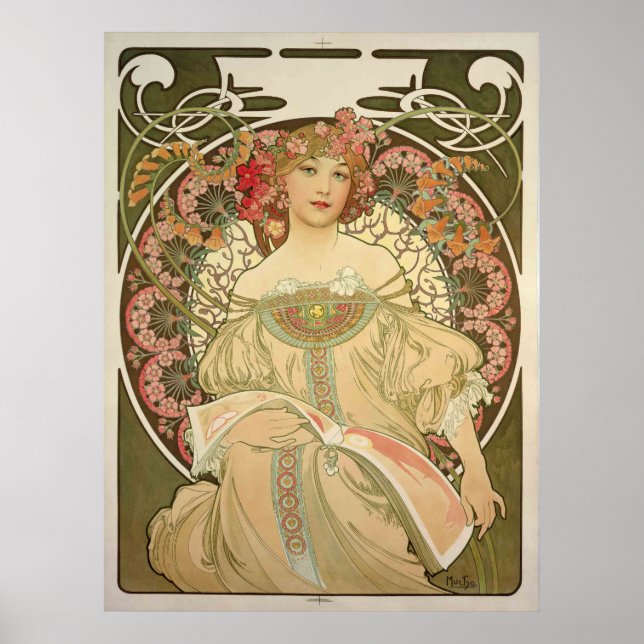 Obraz 1897 by Alfons Mucha - Poster (Front)