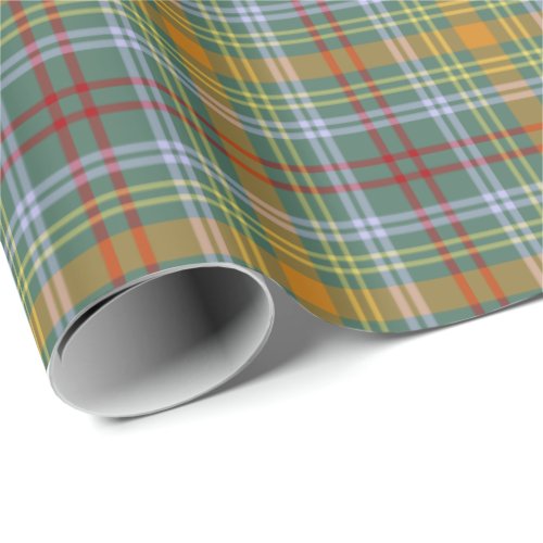 OBrien Clan Tartan Irish Plaid Pattern Wrapping Paper