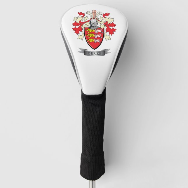 O'Brien Coat of Arms Golf Head Cover (Front)