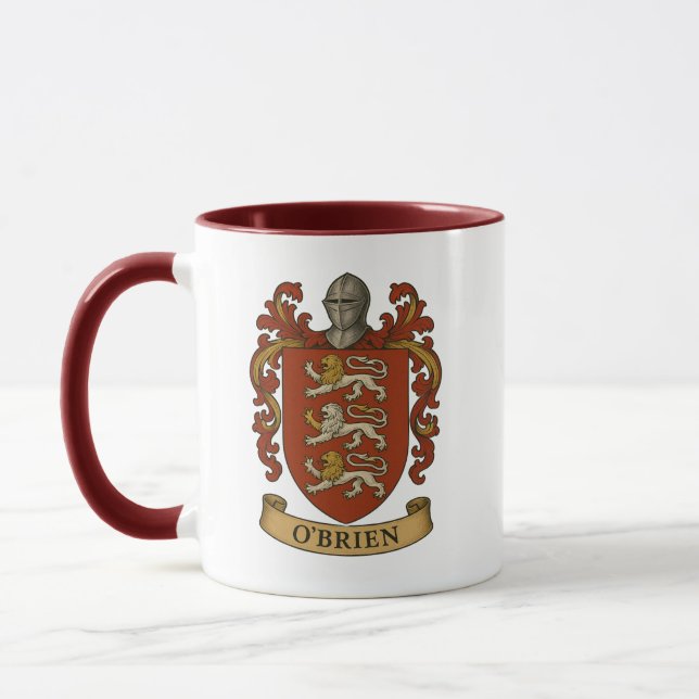 O'Brien Coat of Arms Mug (Left)