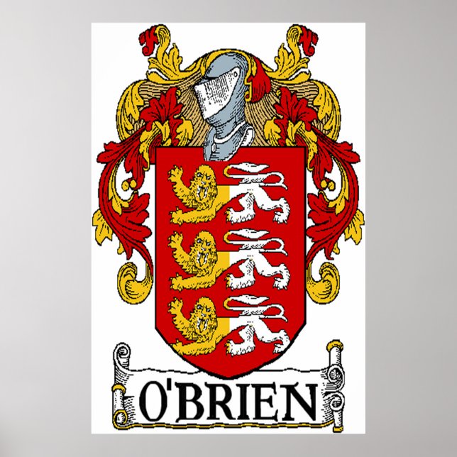O'Brien Coat of Arms Print (Front)