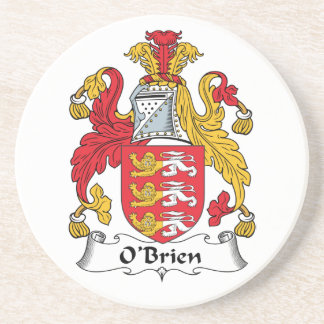 O'Brien Family Crest Drink Coaster