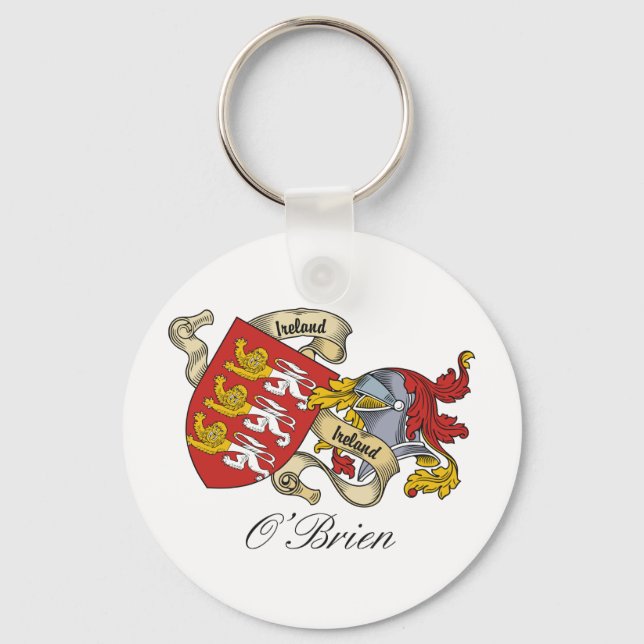 O'Brien Family Crest Keychain (Front)