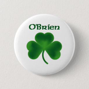 O'Brien Shamrock Button