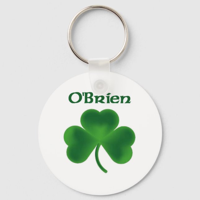 O'Brien Shamrock Keychain (Front)