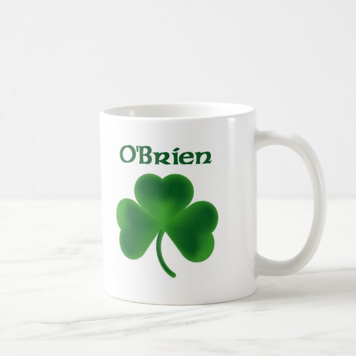 O'Brien Shamrock Mugs