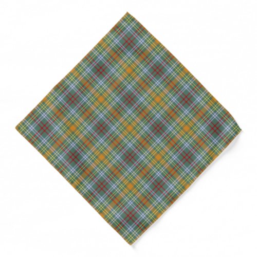 OBrien Tartan Colorful Plaid Pattern Bandana