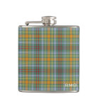 O'Brien Tartan Monogram Green and Orange Plaid