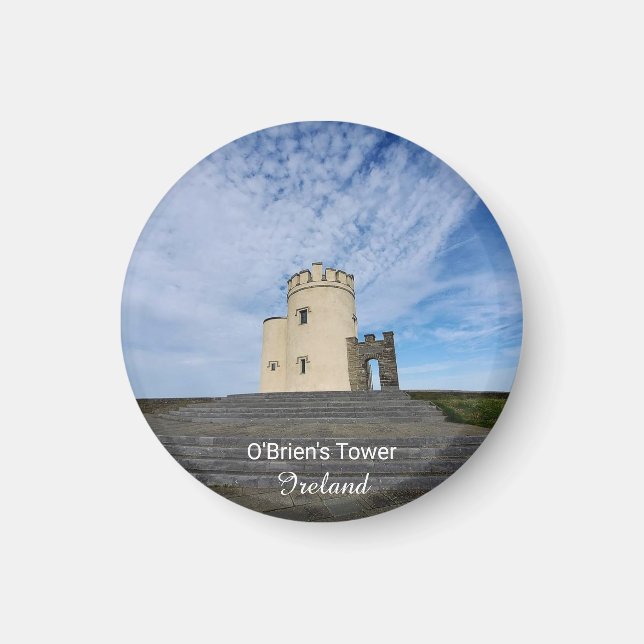 O'Brien's Tower Ireland Souvenir Magnet (Front)