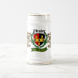 O'Broder/Broder Irish Shield Beer Stein