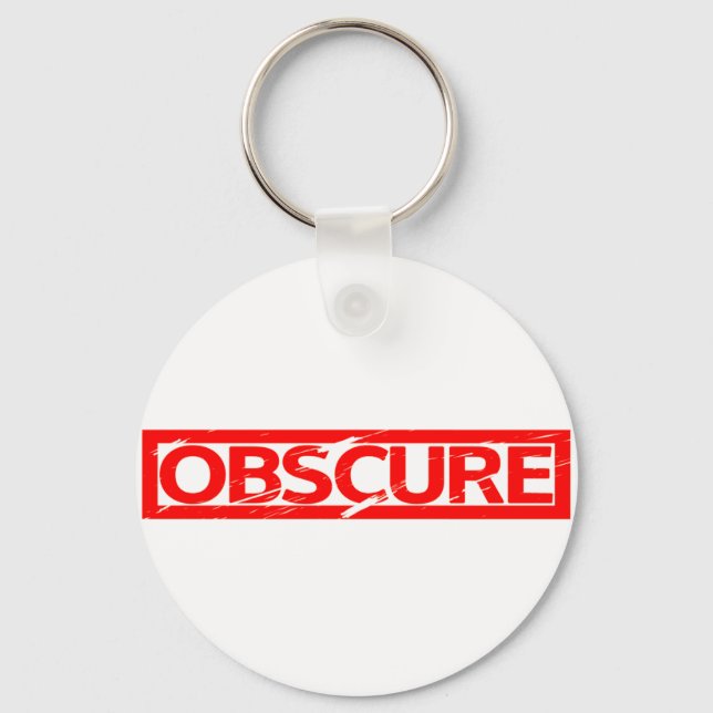 Obscure Stamp Keychain (Front)