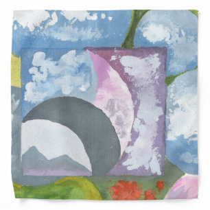 Observance Folk Art by AnyaC 3 Bandana