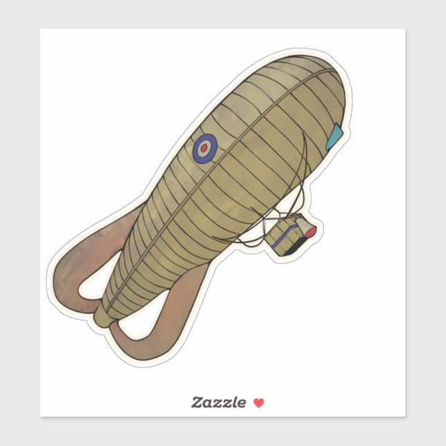 Observation Balloon Aircraft Sticker (Sheet)