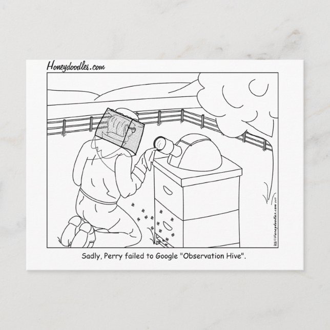 Observation Hive - Greeting Card (Front)