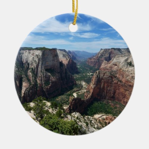 Observation Point in Zion National Park Ornament