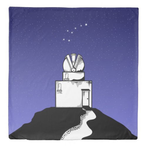 Observatory Polaris constellation Duvet Cover