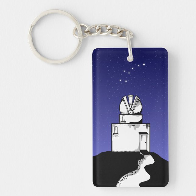 Observatory Polaris constellation Keychain (Front)