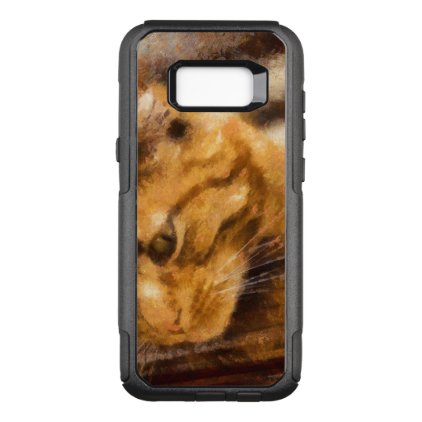 Observing Cat OtterBox Commuter Samsung Galaxy S8+ Case
