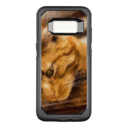 Observing Cat OtterBox Commuter Samsung Galaxy S8 Case