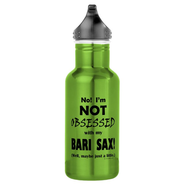 Obsessed Bari Sax Stainless Steel Water Bottle (Right)