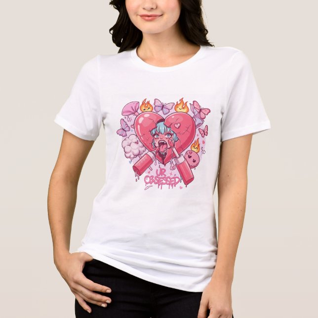 Obsessed Broken Heart Tee 💔🔥 (Front)