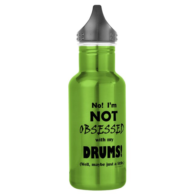 Obsessed Drums Stainless Steel Water Bottle (Left)