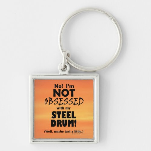 Obsessed Steel Drum Keychain