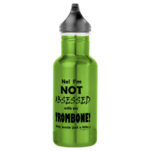 Obsessed Trombone Stainless Steel Water Bottle