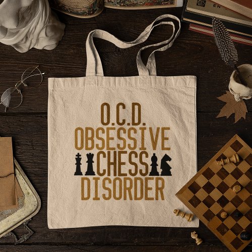 Obsessed with Chess Tote Bag