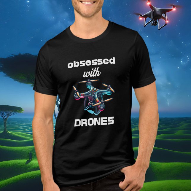 Obsessed with Drones Tri-Blend Shirt (Creator Uploaded)