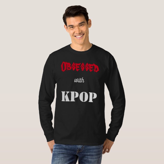 Obsessed with KPOP T-Shirt (Front Full)