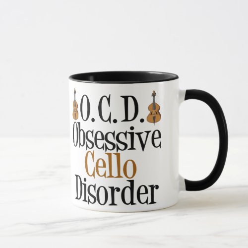 Obsessive Cello Disorder Mug