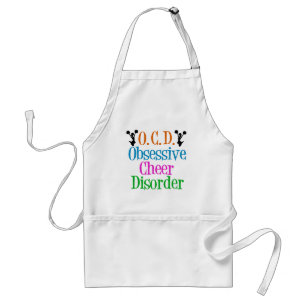 Obsessive Cheer Disorder Adult Apron