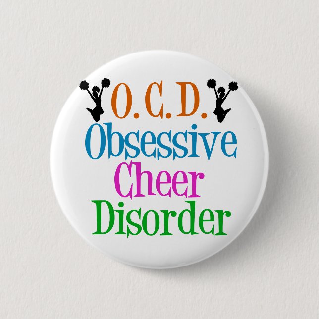 Obsessive Cheer Disorder Button (Front)