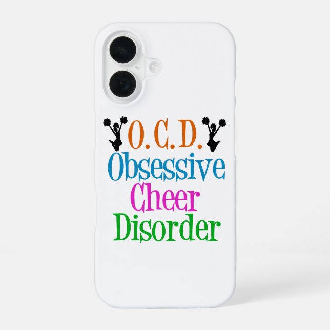 Obsessive Cheer Disorder Iphone Case (Back)