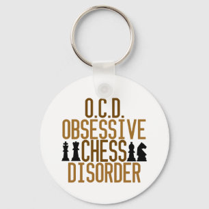 Obsessive Chess Disorder Keychain