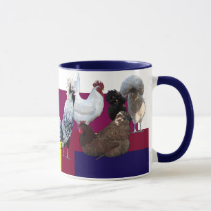 Obsessive Chicken Disorder: Collage Mug