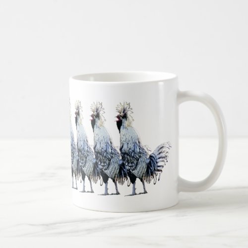 Obsessive Chicken Disorder Polish Crested Coffee Mug