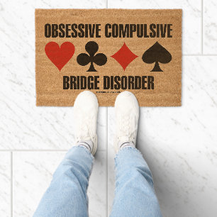 Obsessive Compulsive Bridge Disorder (OCBD) Fiber Doormat