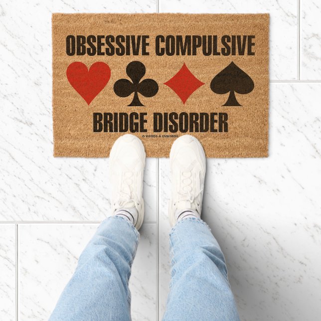 Obsessive Compulsive Bridge Disorder (OCBD) Fiber Doormat (Insitu)