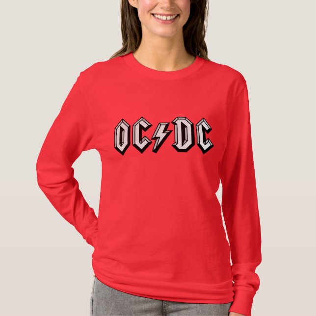 Obsessive-Compulsive Disorder OC/DC T-Shirt (Front)