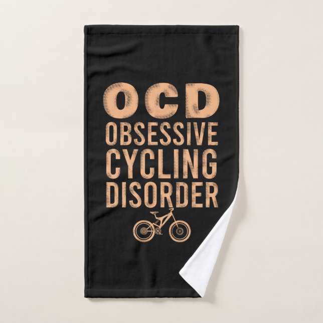 Obsessive cycling disorder hand towel  (Hand Towel)