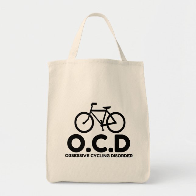 Obsessive Cycling Disorder Tote Bag (Front)