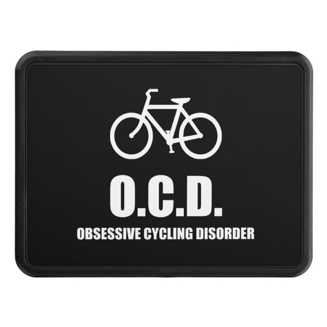 Obsessive Cycling Disorder Tow Hitch Cover (Front)